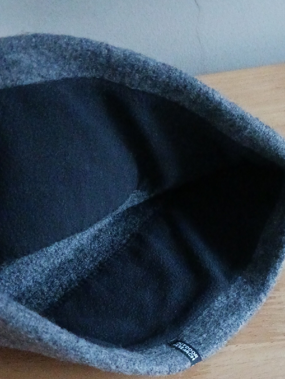 Outdoor Research Gray Striped Merino Wool Beanie - Picture 3 of 10